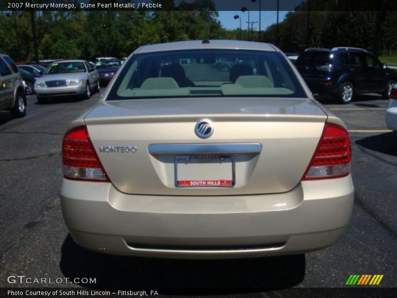 Dune Pearl Metallic / Pebble 2007 Mercury Montego