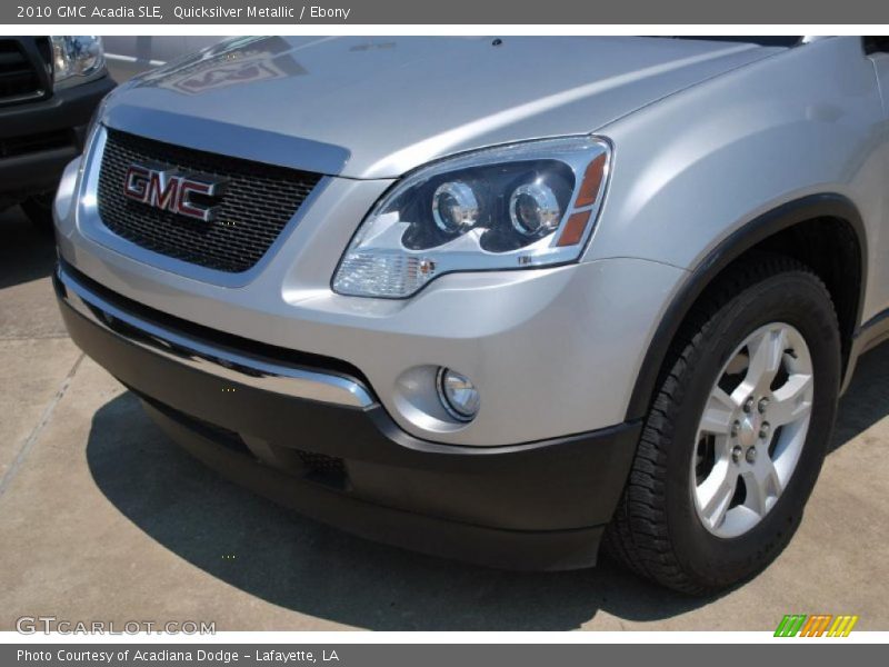 Quicksilver Metallic / Ebony 2010 GMC Acadia SLE