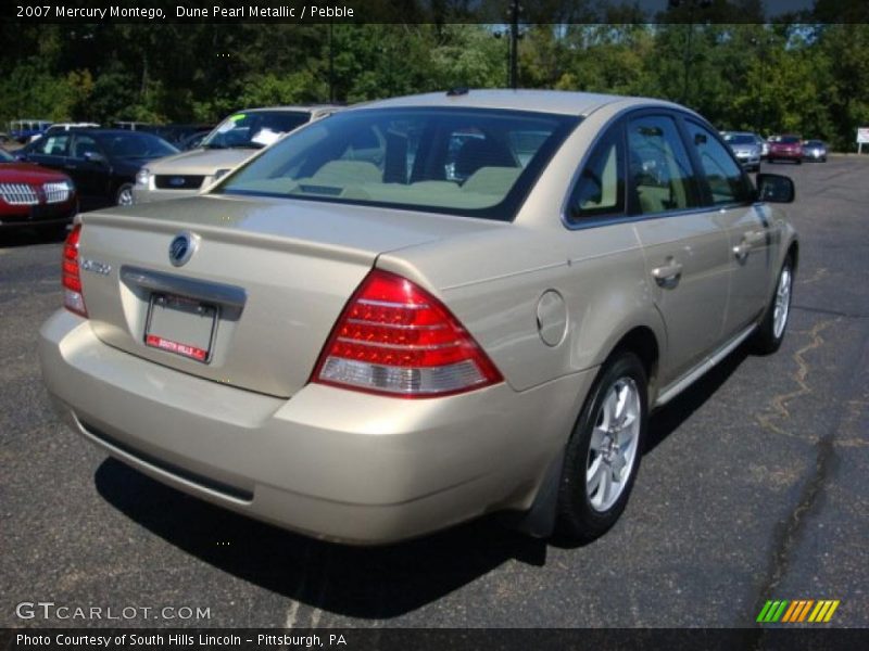 Dune Pearl Metallic / Pebble 2007 Mercury Montego