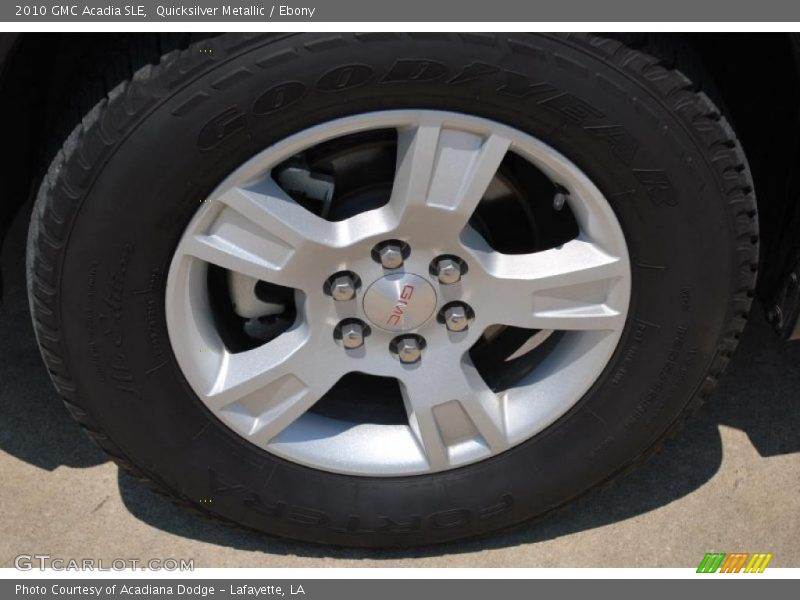 Quicksilver Metallic / Ebony 2010 GMC Acadia SLE