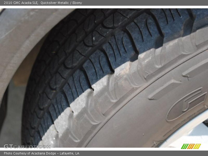 Quicksilver Metallic / Ebony 2010 GMC Acadia SLE