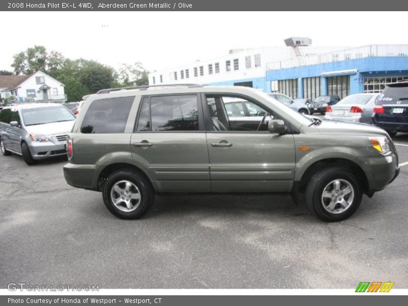Aberdeen Green Metallic / Olive 2008 Honda Pilot EX-L 4WD