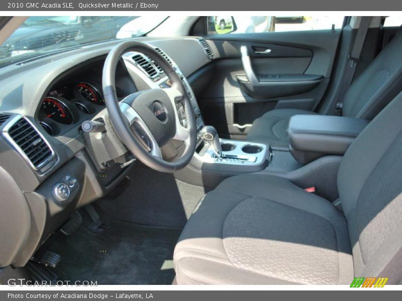 Quicksilver Metallic / Ebony 2010 GMC Acadia SLE