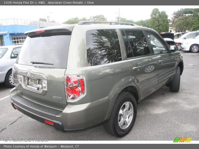 Aberdeen Green Metallic / Olive 2008 Honda Pilot EX-L 4WD