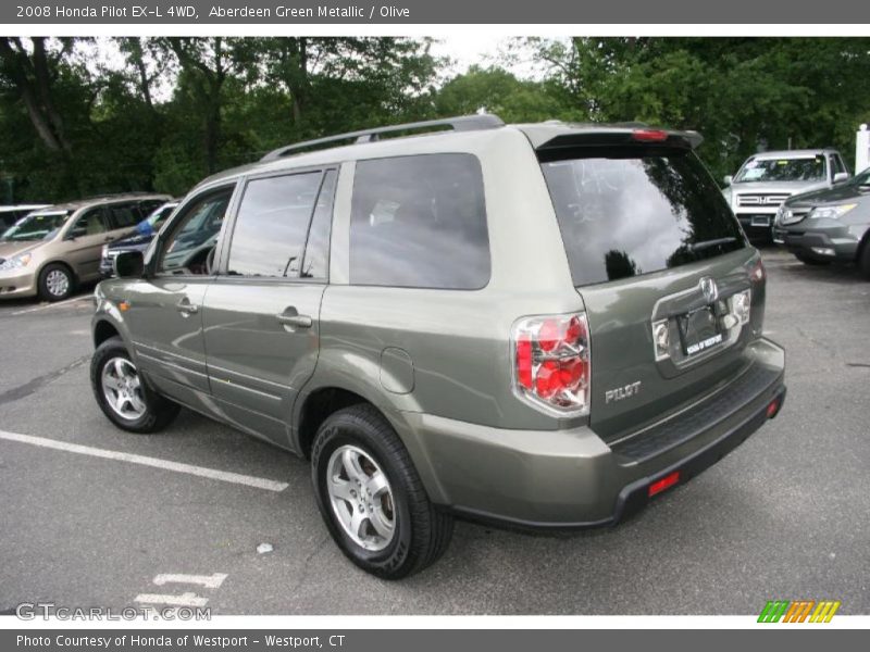 Aberdeen Green Metallic / Olive 2008 Honda Pilot EX-L 4WD