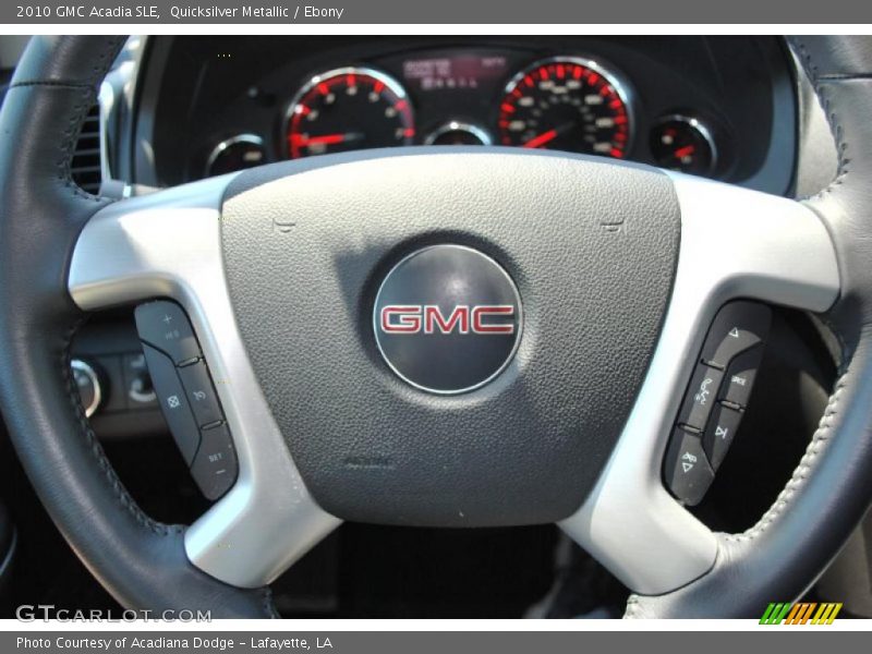 Quicksilver Metallic / Ebony 2010 GMC Acadia SLE