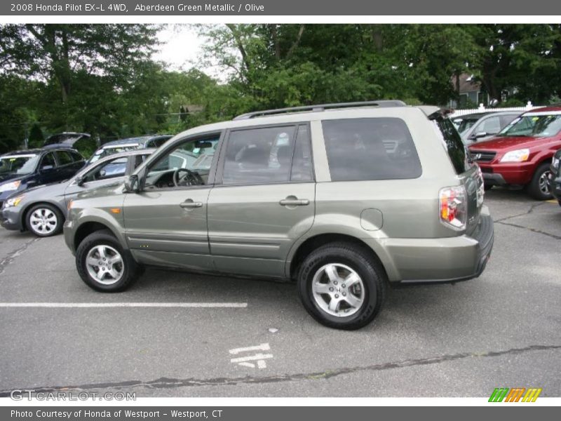 Aberdeen Green Metallic / Olive 2008 Honda Pilot EX-L 4WD
