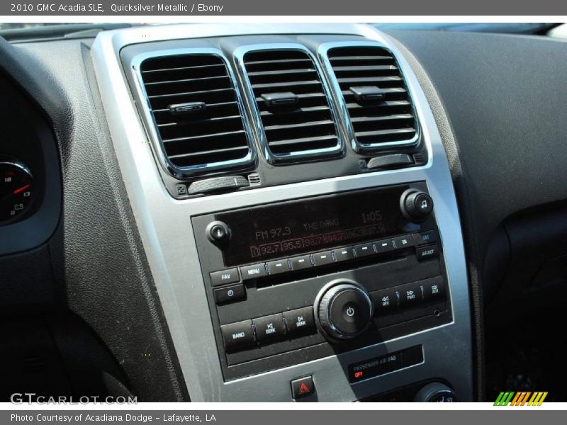 Quicksilver Metallic / Ebony 2010 GMC Acadia SLE