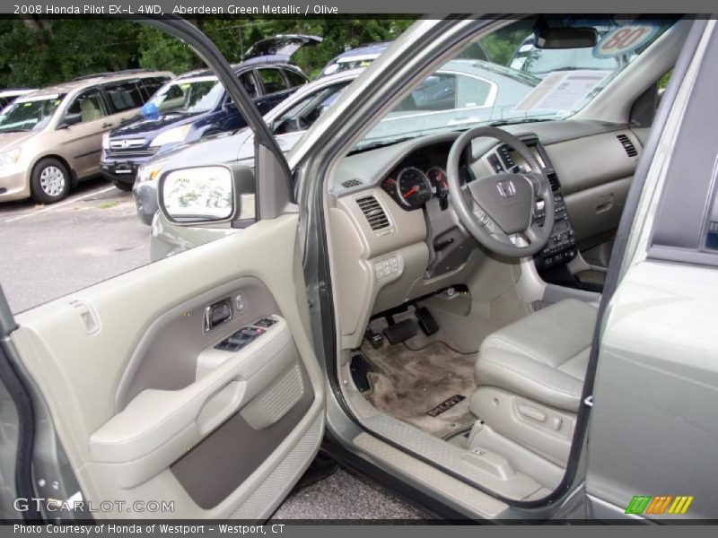 Aberdeen Green Metallic / Olive 2008 Honda Pilot EX-L 4WD