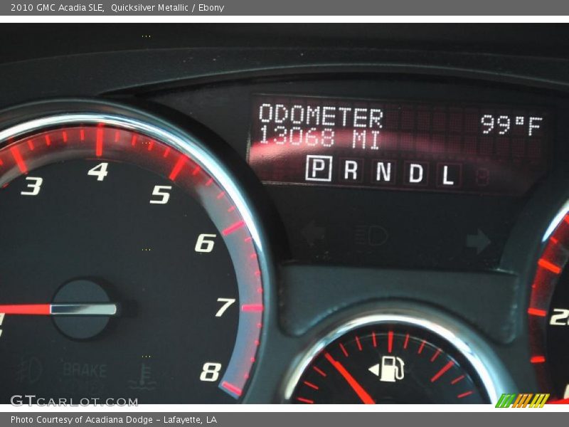 Quicksilver Metallic / Ebony 2010 GMC Acadia SLE