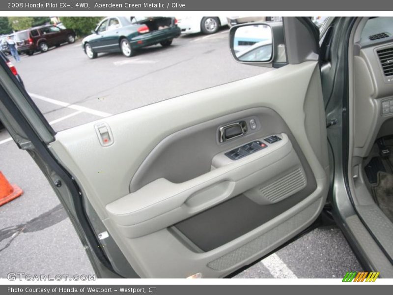Aberdeen Green Metallic / Olive 2008 Honda Pilot EX-L 4WD