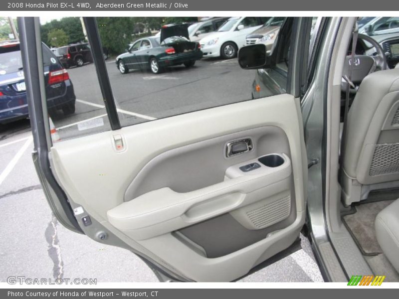 Aberdeen Green Metallic / Olive 2008 Honda Pilot EX-L 4WD