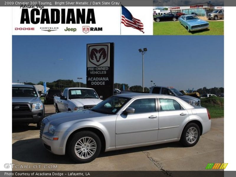 Bright Silver Metallic / Dark Slate Gray 2009 Chrysler 300 Touring