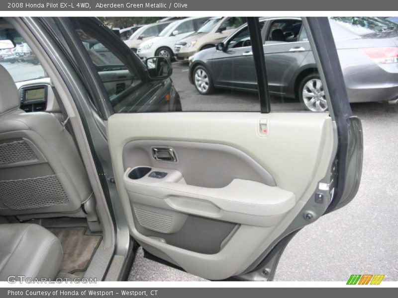 Aberdeen Green Metallic / Olive 2008 Honda Pilot EX-L 4WD