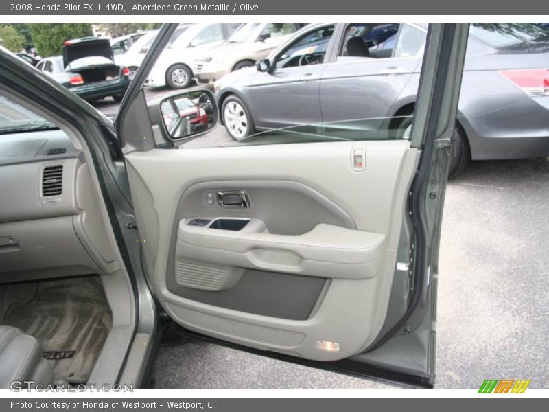 Aberdeen Green Metallic / Olive 2008 Honda Pilot EX-L 4WD