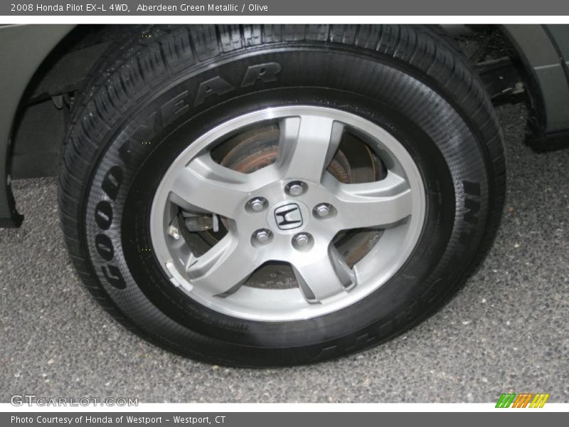 Aberdeen Green Metallic / Olive 2008 Honda Pilot EX-L 4WD