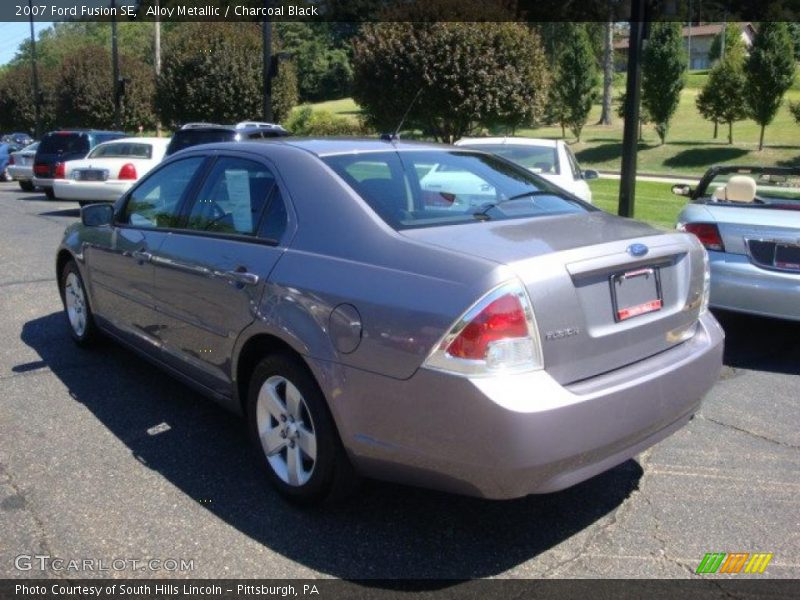 Alloy Metallic / Charcoal Black 2007 Ford Fusion SE
