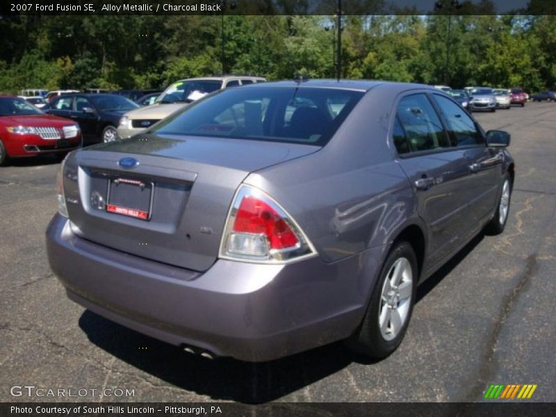 Alloy Metallic / Charcoal Black 2007 Ford Fusion SE
