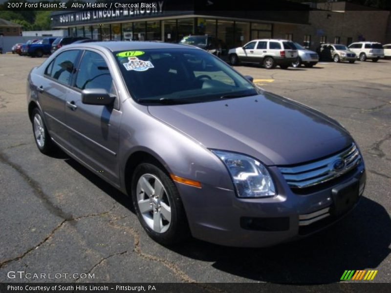 Alloy Metallic / Charcoal Black 2007 Ford Fusion SE