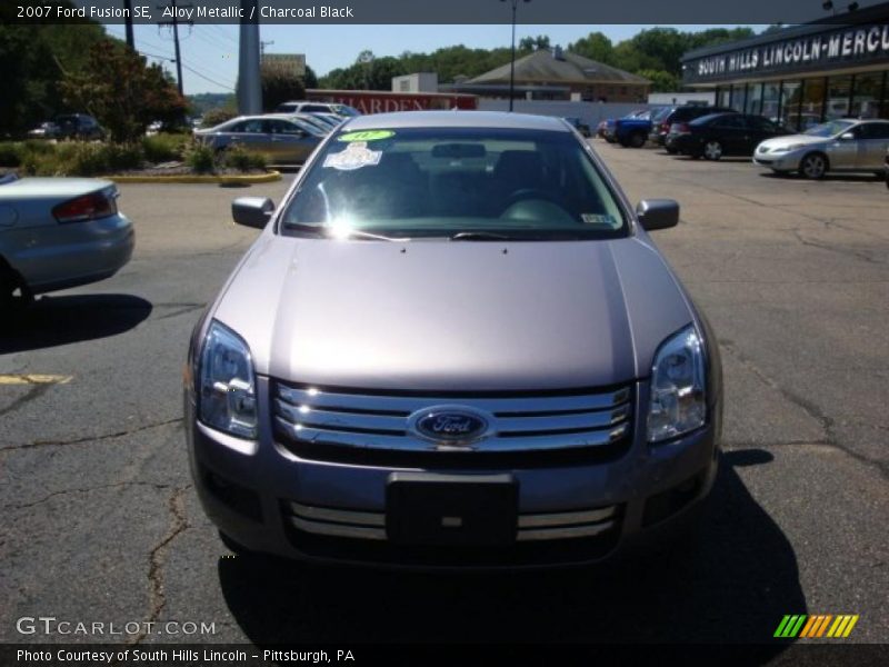 Alloy Metallic / Charcoal Black 2007 Ford Fusion SE