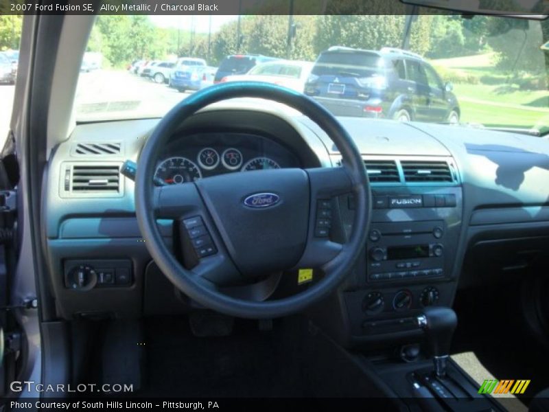 Alloy Metallic / Charcoal Black 2007 Ford Fusion SE