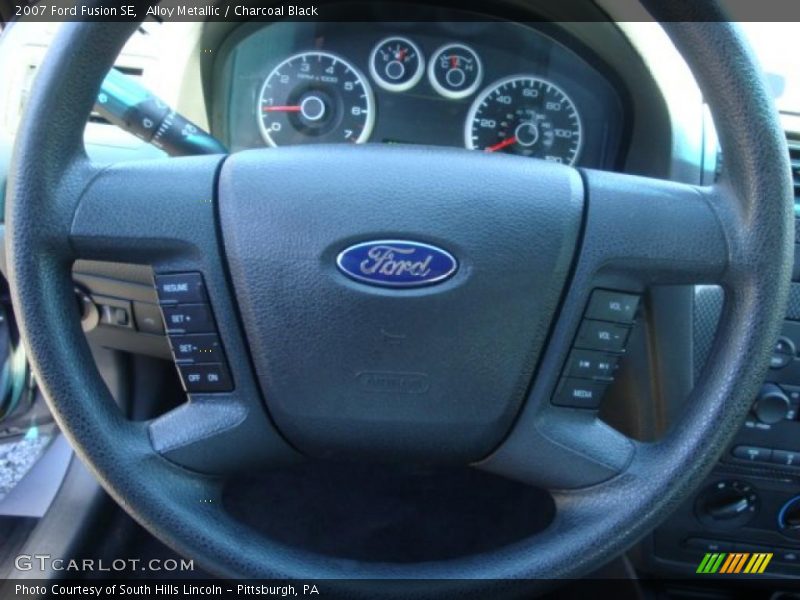 Alloy Metallic / Charcoal Black 2007 Ford Fusion SE