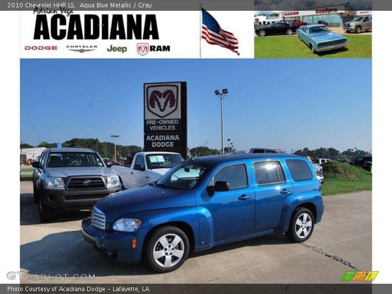 Aqua Blue Metallic / Gray 2010 Chevrolet HHR LS