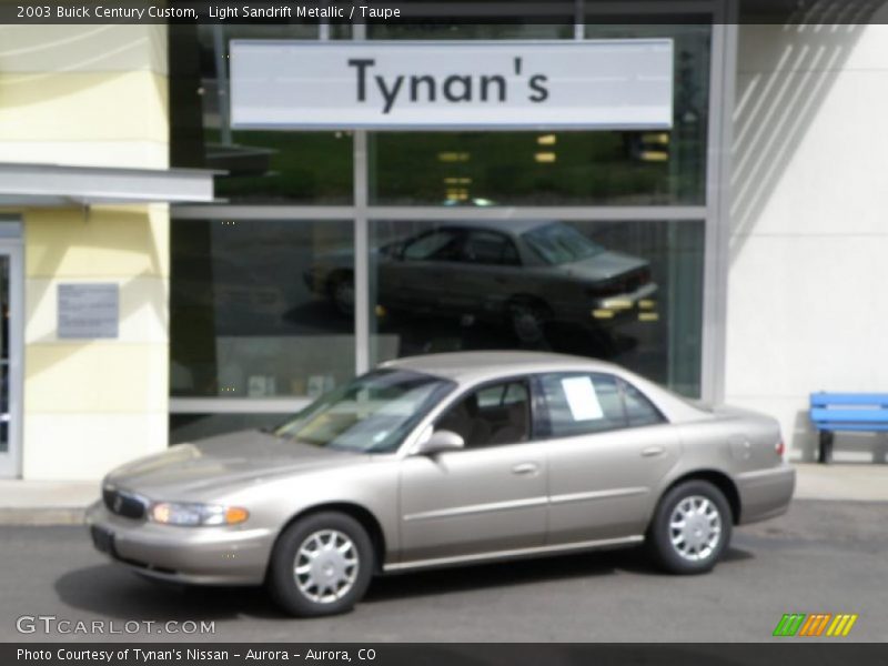 Light Sandrift Metallic / Taupe 2003 Buick Century Custom
