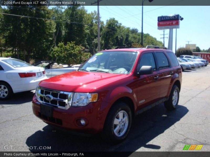 Redfire Metallic / Stone 2008 Ford Escape XLT 4WD