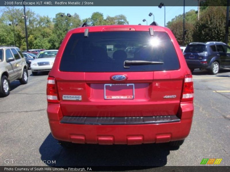 Redfire Metallic / Stone 2008 Ford Escape XLT 4WD