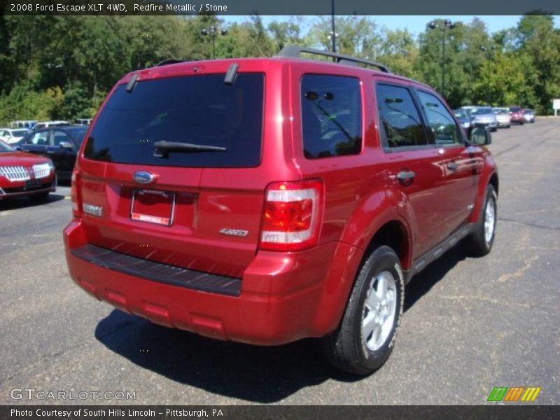 Redfire Metallic / Stone 2008 Ford Escape XLT 4WD