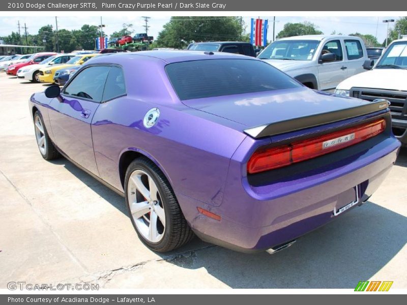 Plum Crazy Purple Pearl / Dark Slate Gray 2010 Dodge Challenger SRT8