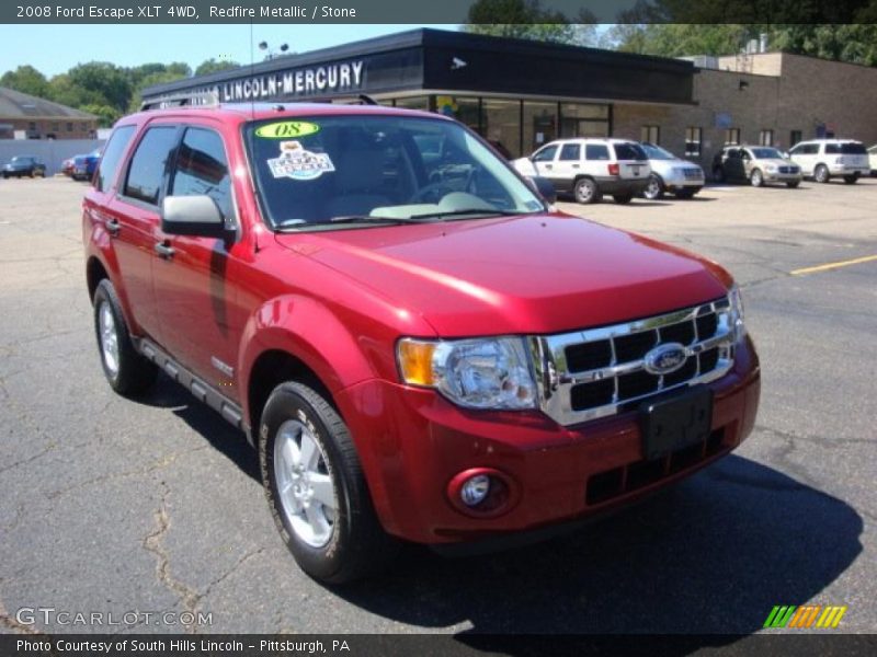 Redfire Metallic / Stone 2008 Ford Escape XLT 4WD