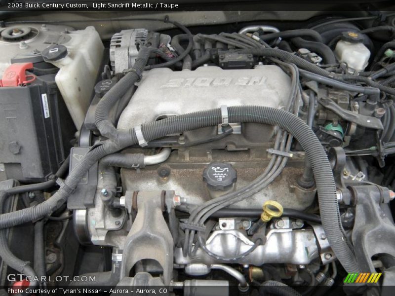Light Sandrift Metallic / Taupe 2003 Buick Century Custom
