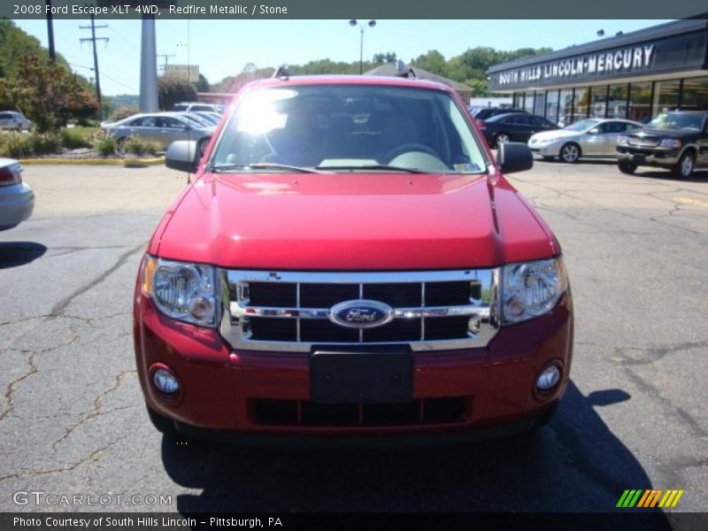 Redfire Metallic / Stone 2008 Ford Escape XLT 4WD