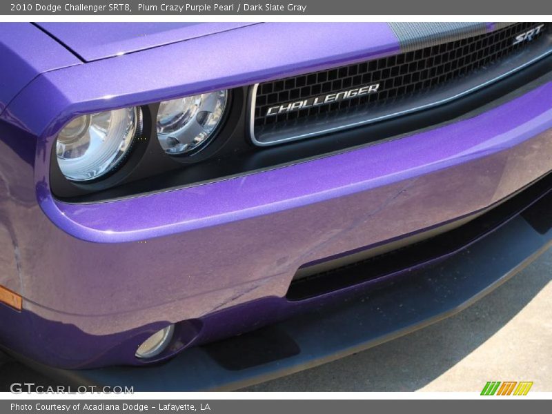 Plum Crazy Purple Pearl / Dark Slate Gray 2010 Dodge Challenger SRT8