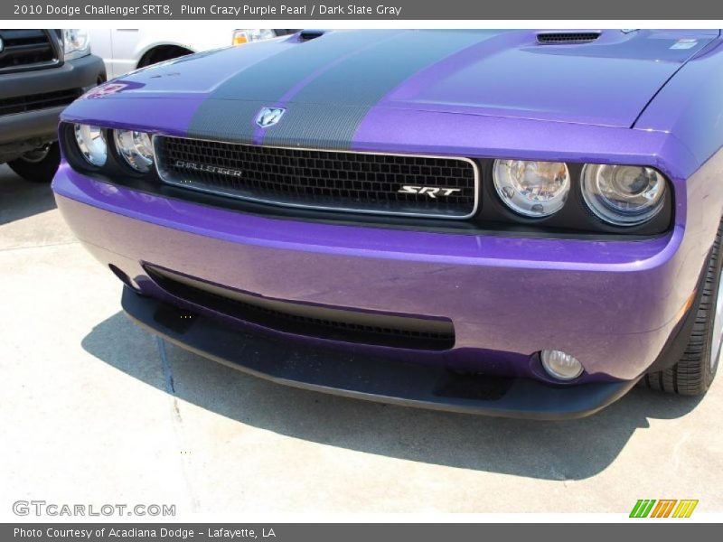 Plum Crazy Purple Pearl / Dark Slate Gray 2010 Dodge Challenger SRT8