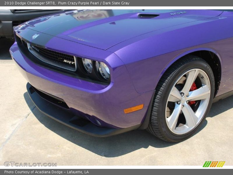Plum Crazy Purple Pearl / Dark Slate Gray 2010 Dodge Challenger SRT8