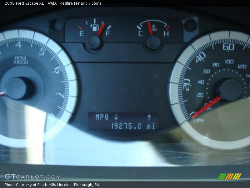 Redfire Metallic / Stone 2008 Ford Escape XLT 4WD