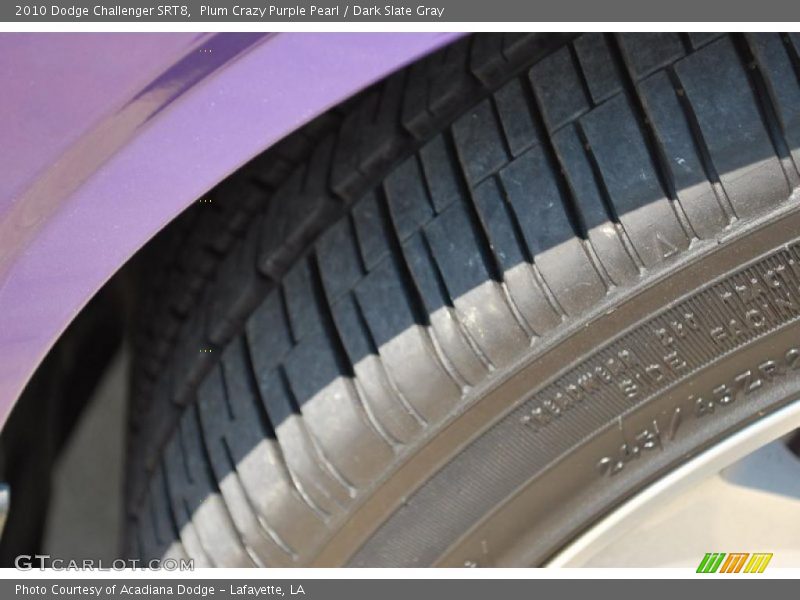 Plum Crazy Purple Pearl / Dark Slate Gray 2010 Dodge Challenger SRT8
