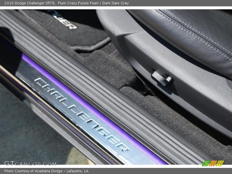 Plum Crazy Purple Pearl / Dark Slate Gray 2010 Dodge Challenger SRT8