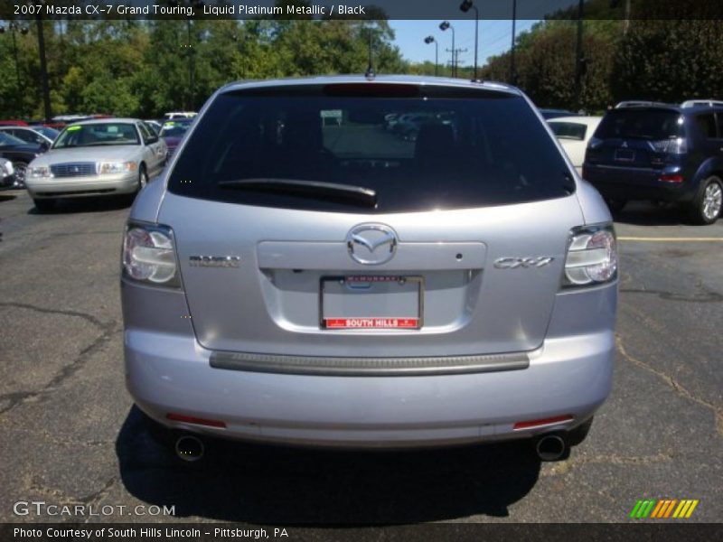 Liquid Platinum Metallic / Black 2007 Mazda CX-7 Grand Touring