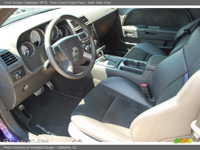 Plum Crazy Purple Pearl / Dark Slate Gray 2010 Dodge Challenger SRT8