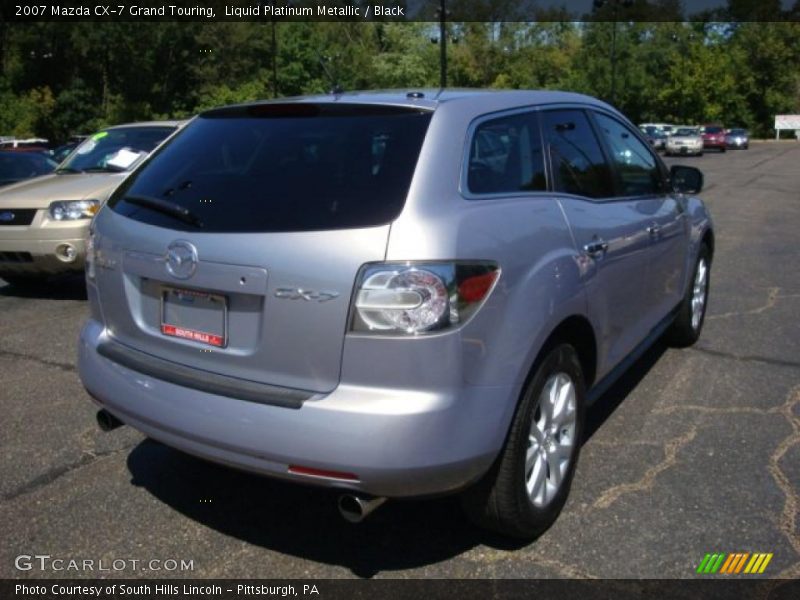 Liquid Platinum Metallic / Black 2007 Mazda CX-7 Grand Touring