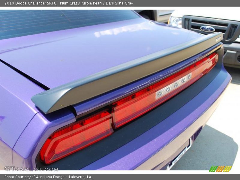 Plum Crazy Purple Pearl / Dark Slate Gray 2010 Dodge Challenger SRT8