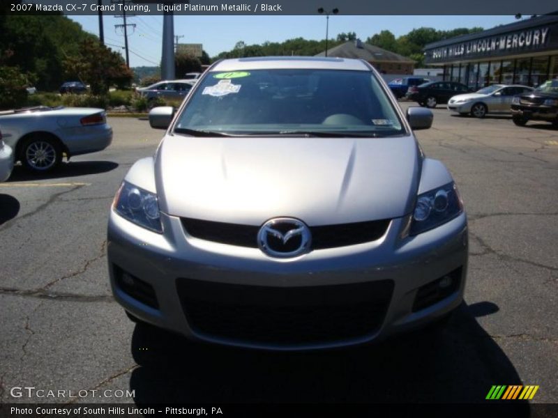 Liquid Platinum Metallic / Black 2007 Mazda CX-7 Grand Touring