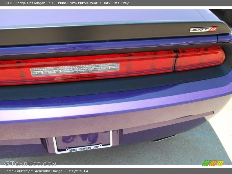 Plum Crazy Purple Pearl / Dark Slate Gray 2010 Dodge Challenger SRT8