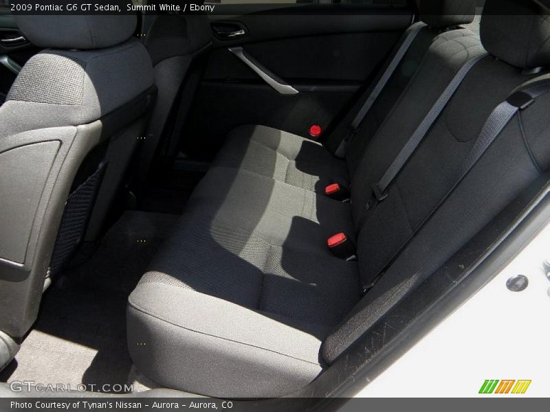Summit White / Ebony 2009 Pontiac G6 GT Sedan