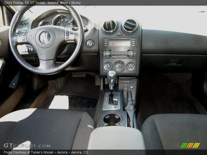 Summit White / Ebony 2009 Pontiac G6 GT Sedan