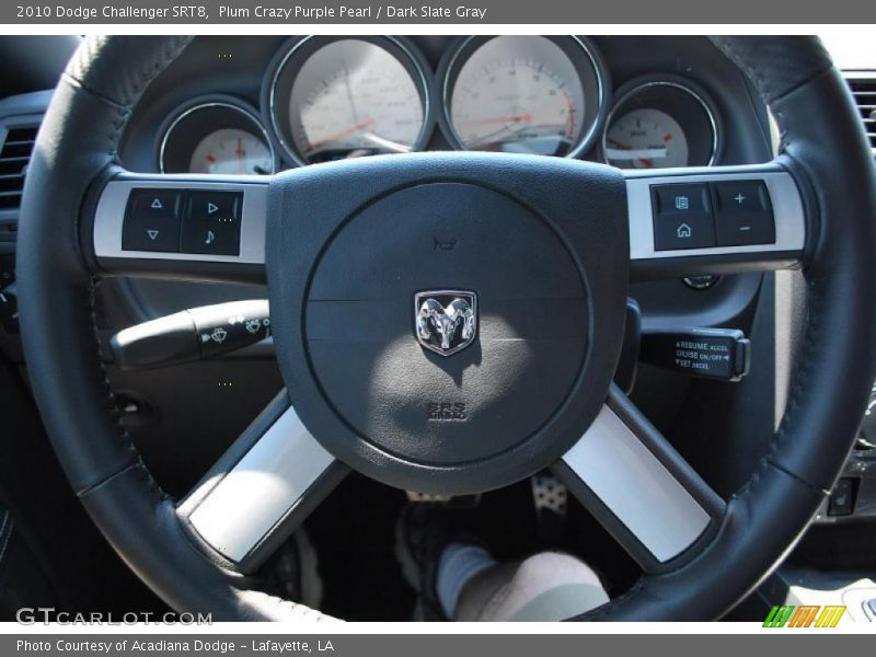 Plum Crazy Purple Pearl / Dark Slate Gray 2010 Dodge Challenger SRT8